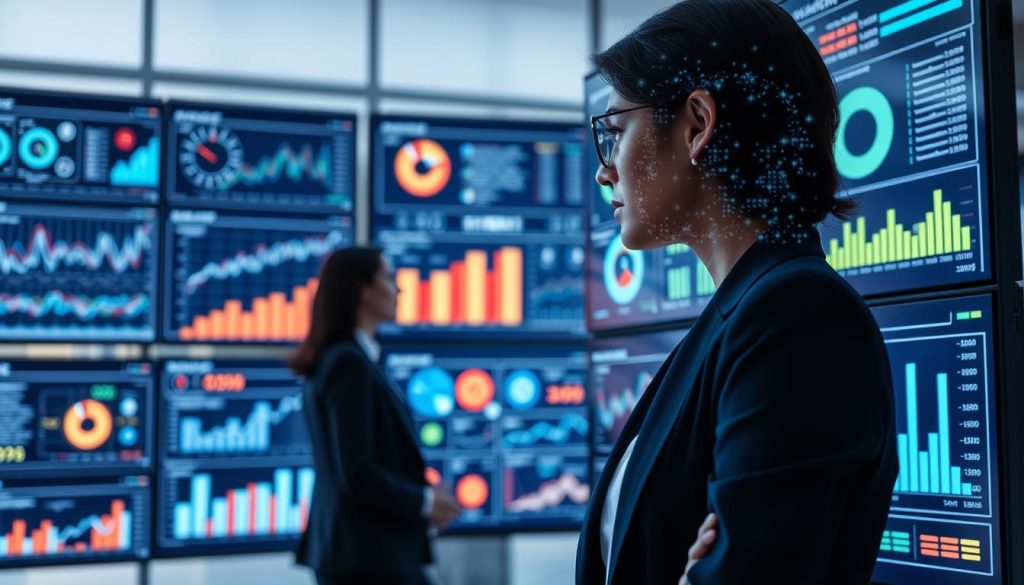 AI analyzing customer data AI analyzing customer data